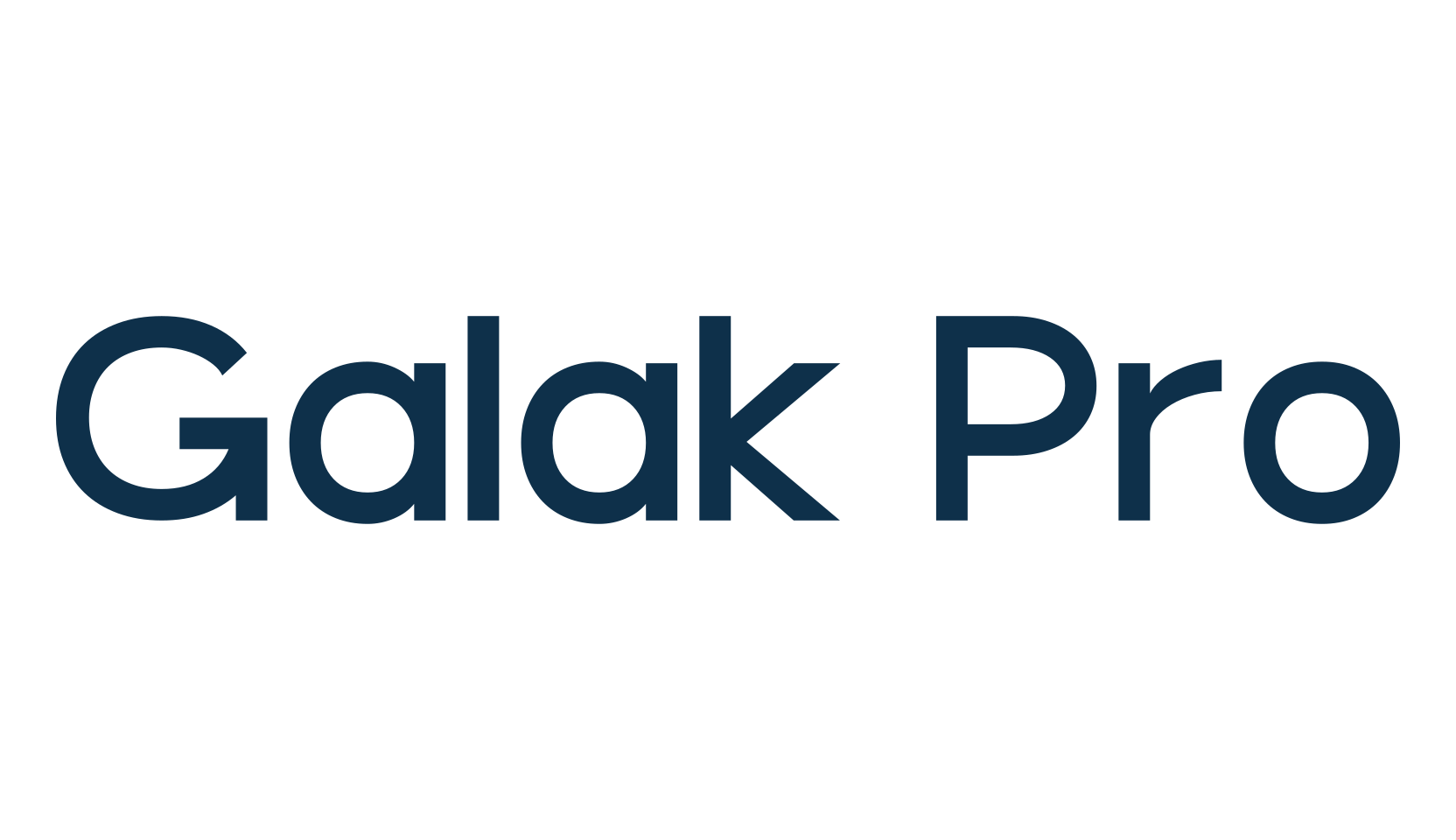 Galak Pro, sans serif font preview