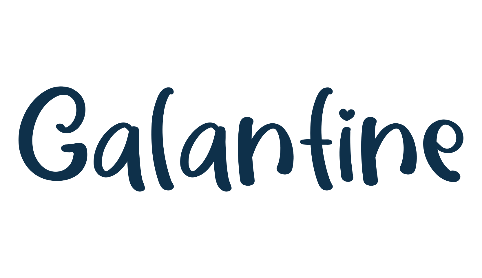 Galantine, fancy decorative font preview