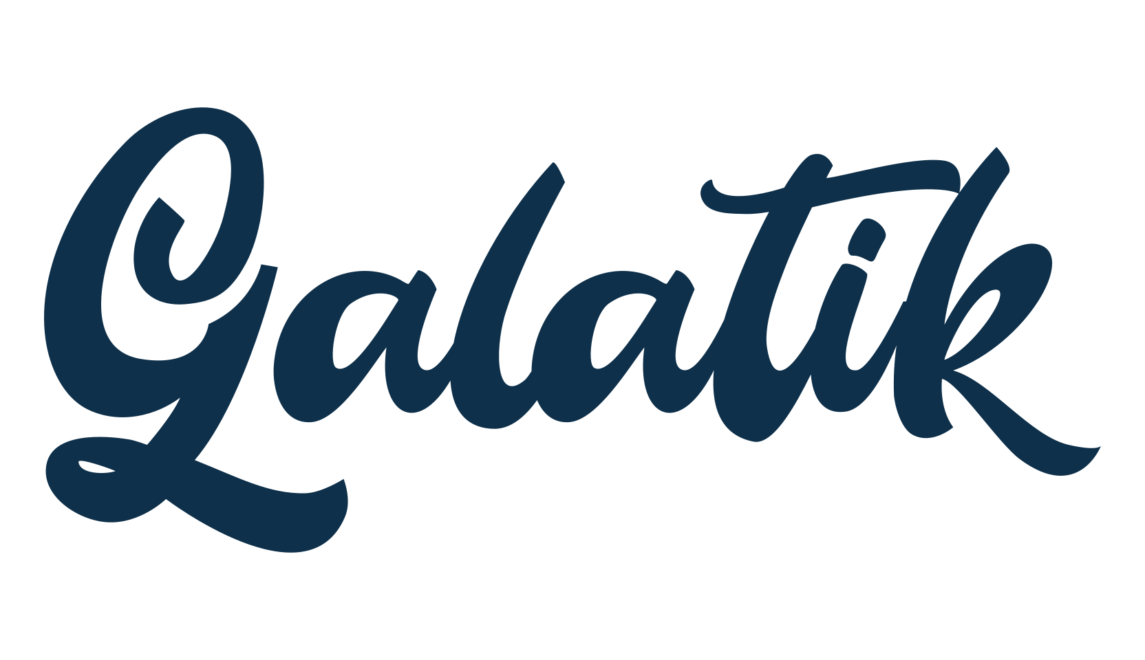 Galatik, script calligraphy fancy decorative font preview