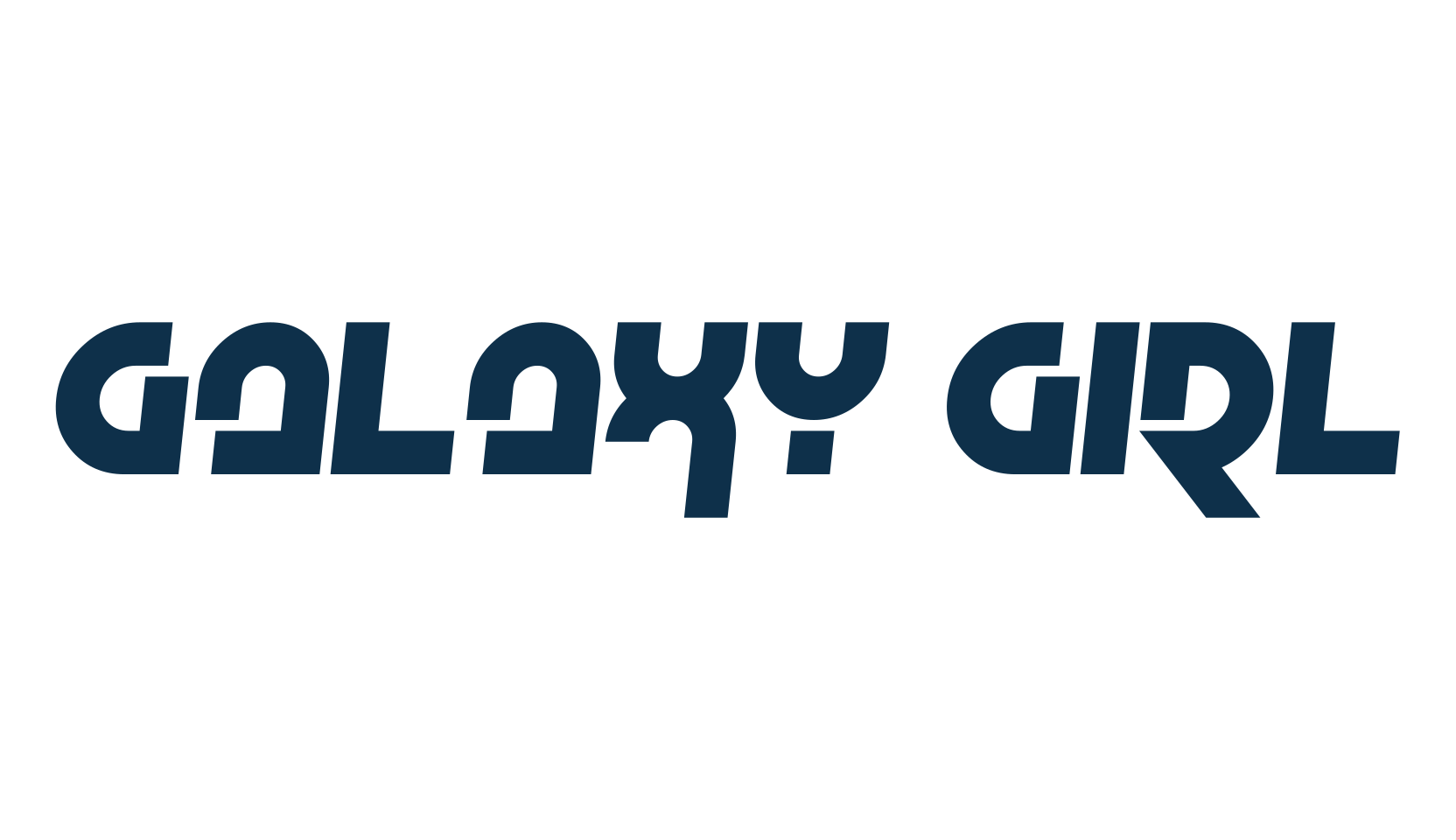 Galaxy Girl, techno sci-fi font preview