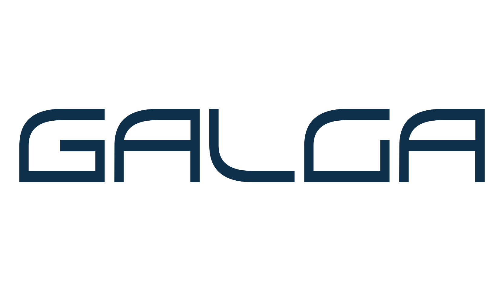 Galga, techno sci-fi font preview
