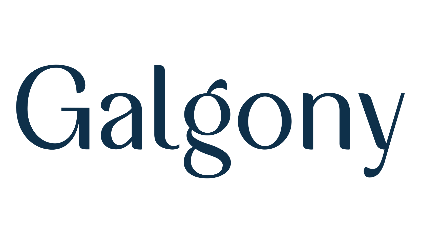Galgony, sans serif font preview