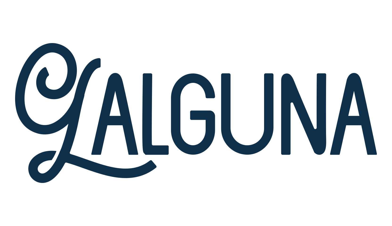 Galguna, retro font preview