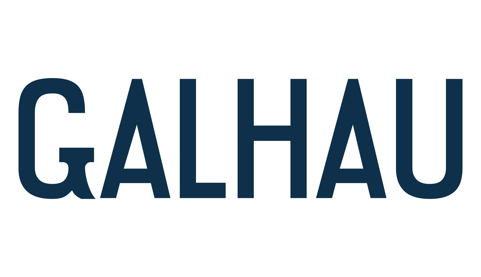 Galhau, basic sans serif font preview