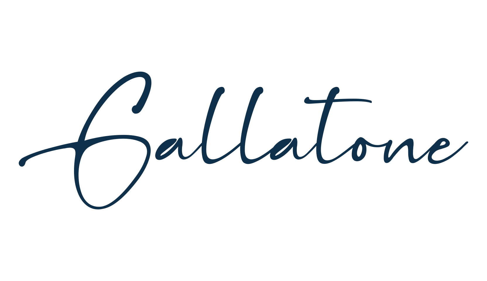 Gallatone, handwriting font preview