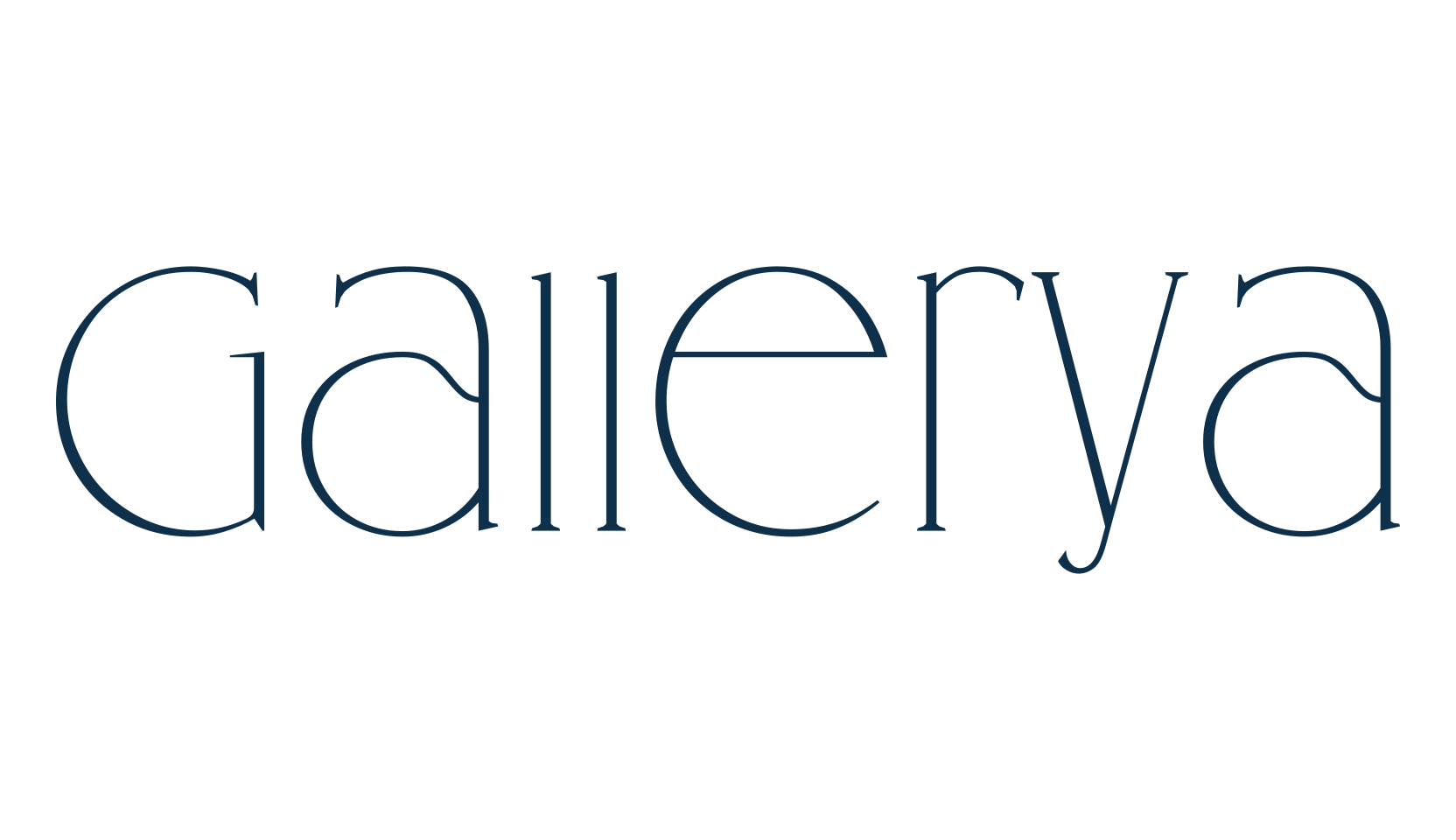 Gallerya, basic serif font preview