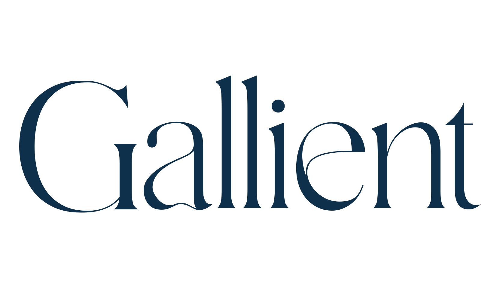 Gallient, basic serif font preview