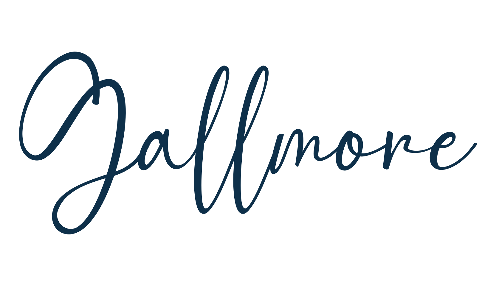 Gallmore, script calligraphy fancy decorative font preview