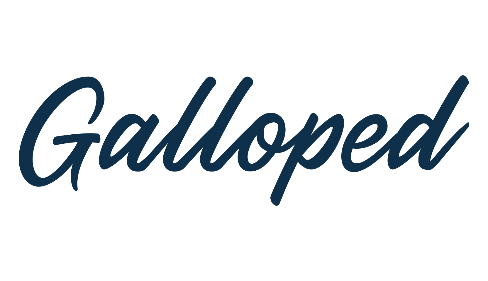 Galloped, display market font preview