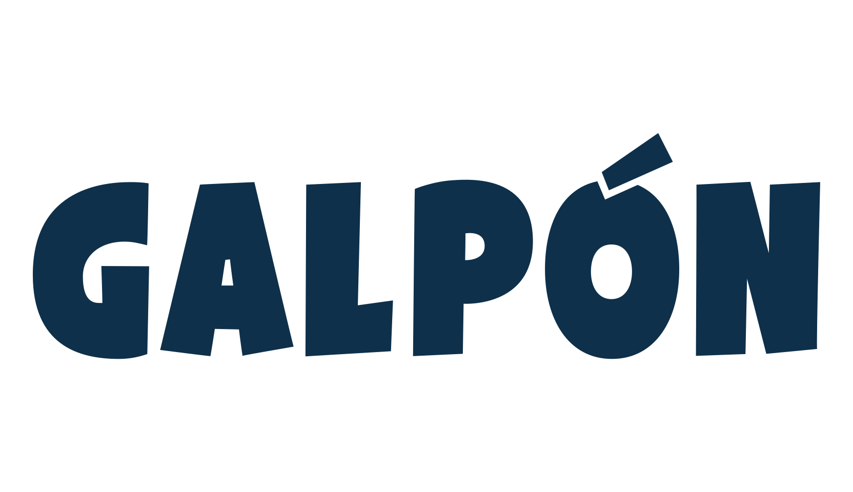 Galpón, cartoon font preview