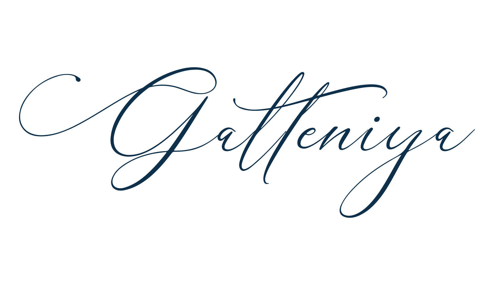 Galteniya, calligraphy font preview