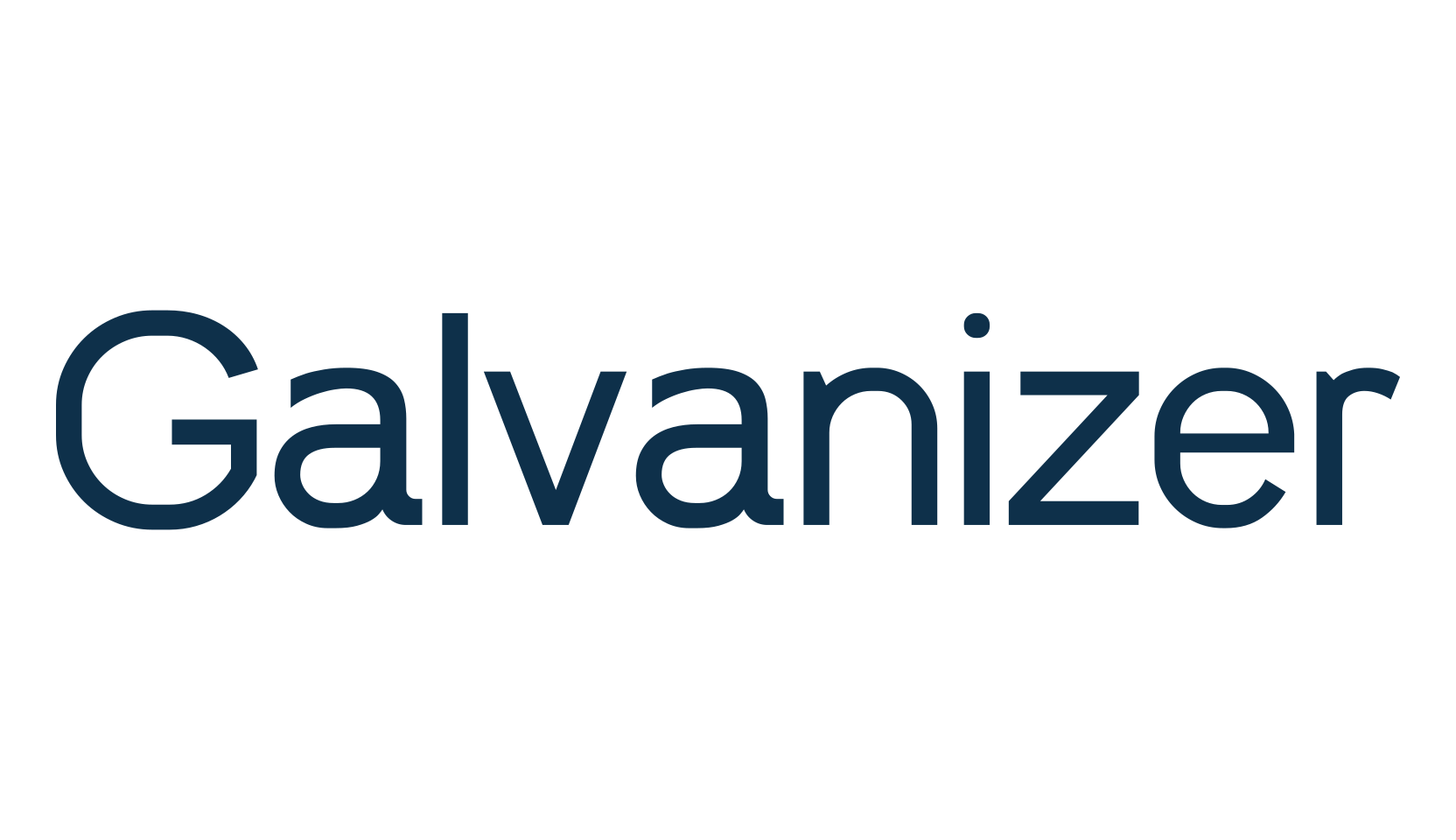 Galvanizer, basic sans serif font preview