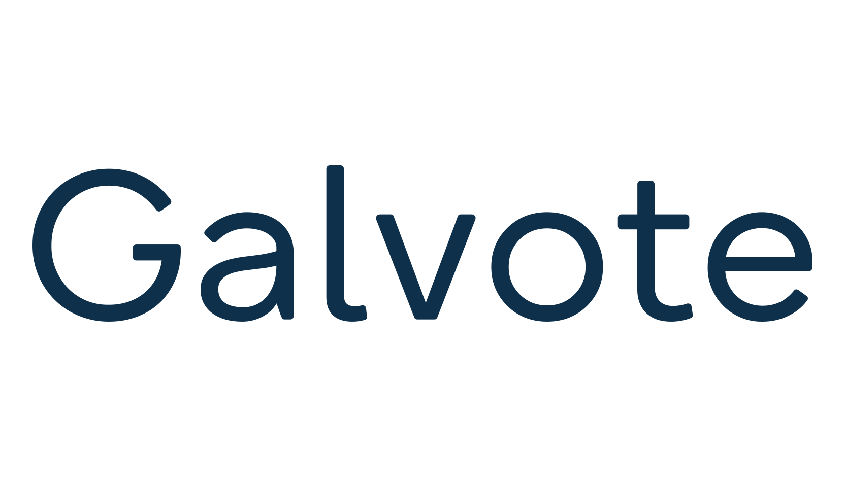 Galvote, basic sans serif font preview