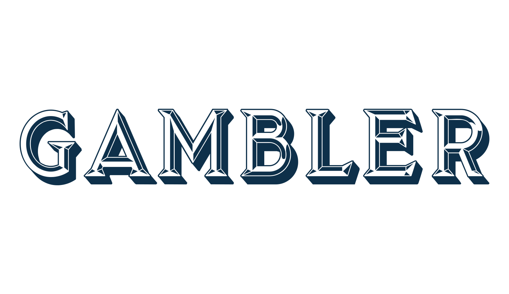 Gambler (gambler-2), fancy retro decorative font preview