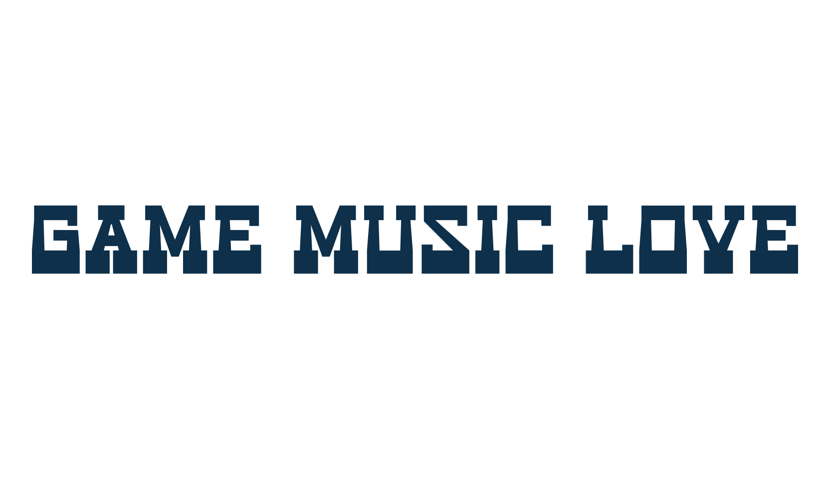 Game Music Love, fancy western decorative font preview
