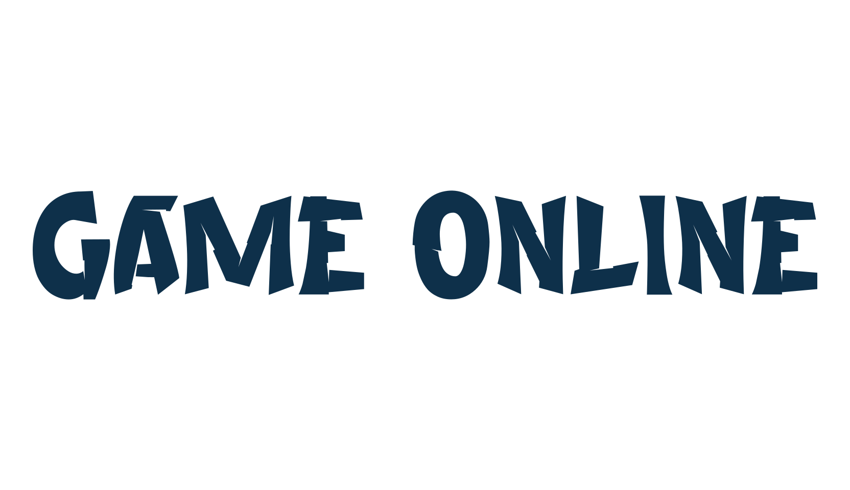 Game Online, fancy cartoon decorative font preview