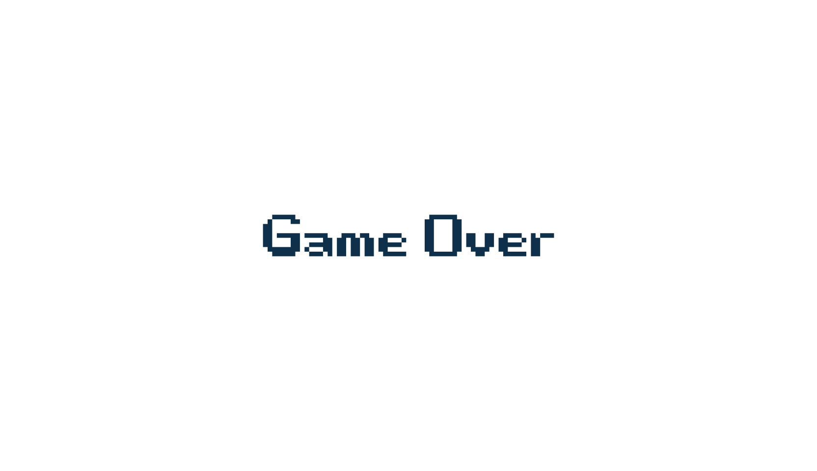 Game Over (game-over), lcd font preview