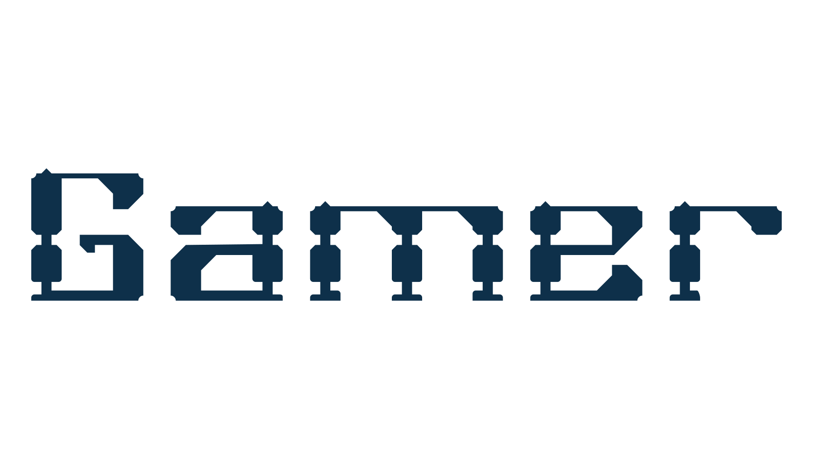 Gamer, various font preview