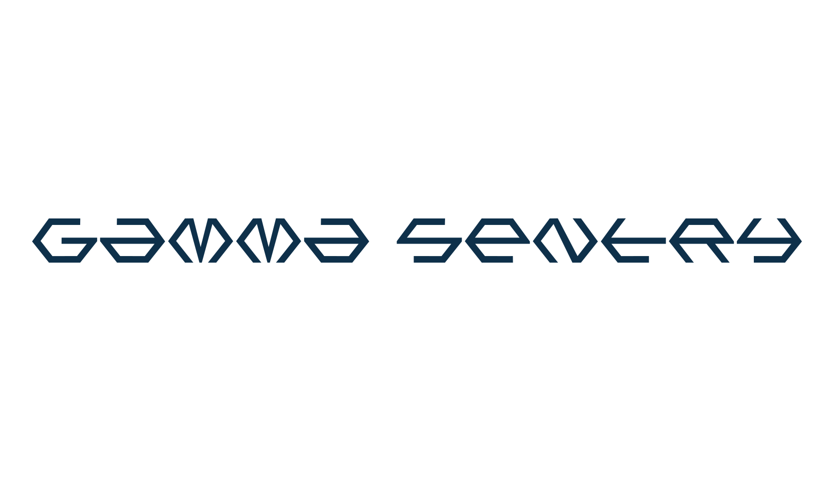 Gamma Sentry, techno sci-fi font preview