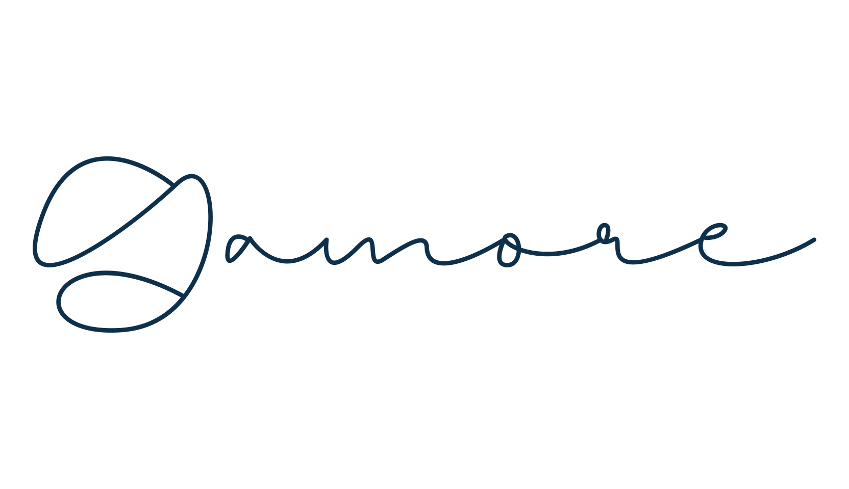 Gamore, script handwritten fancy decorative calligraphy font preview