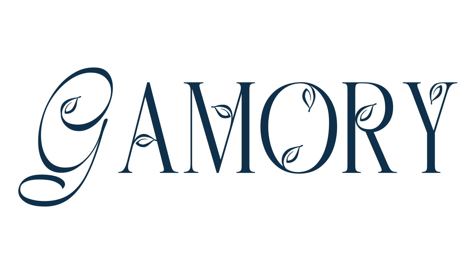 Gamory, fancy decorative font preview