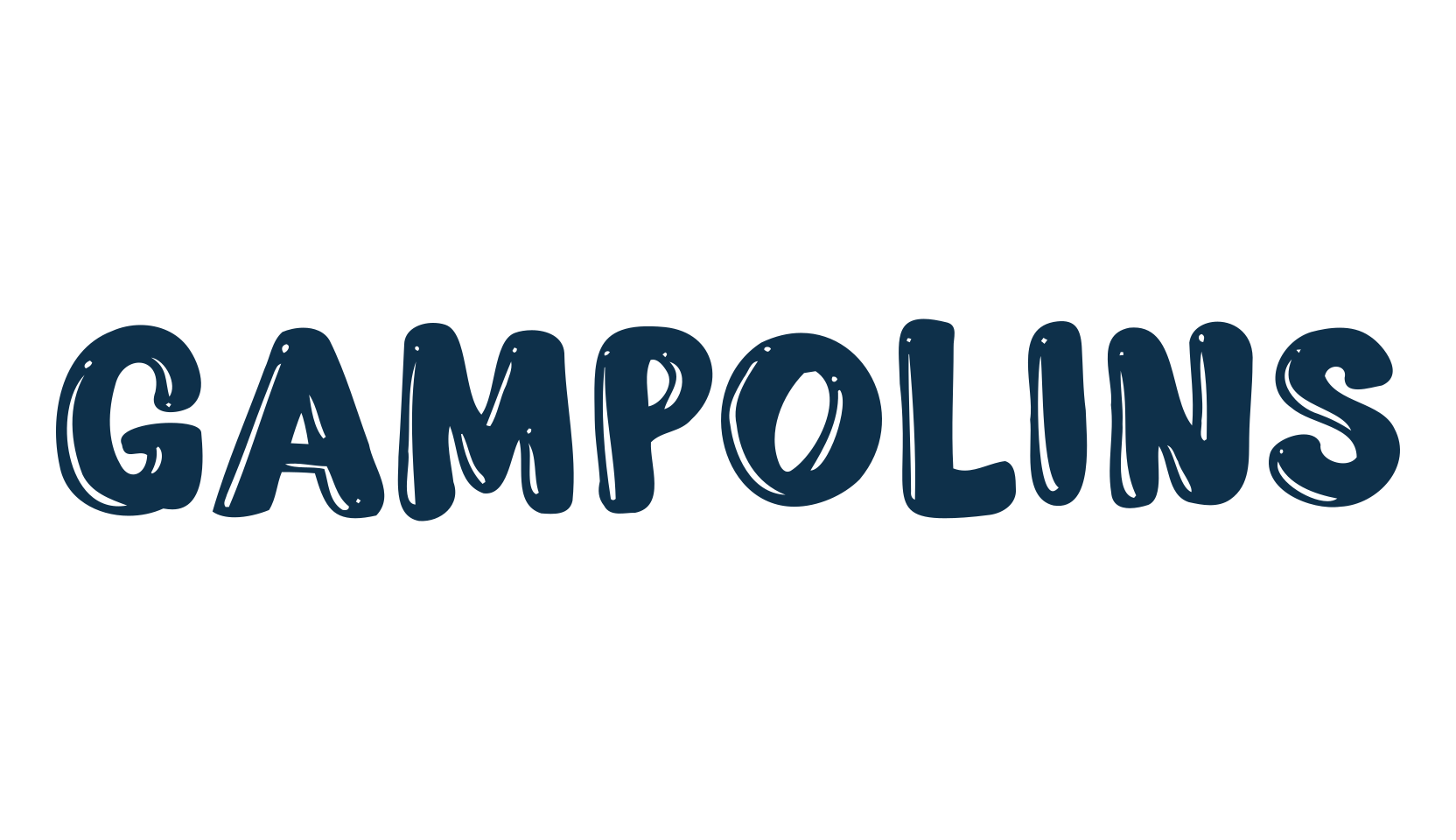 Gampolins, cartoon font preview