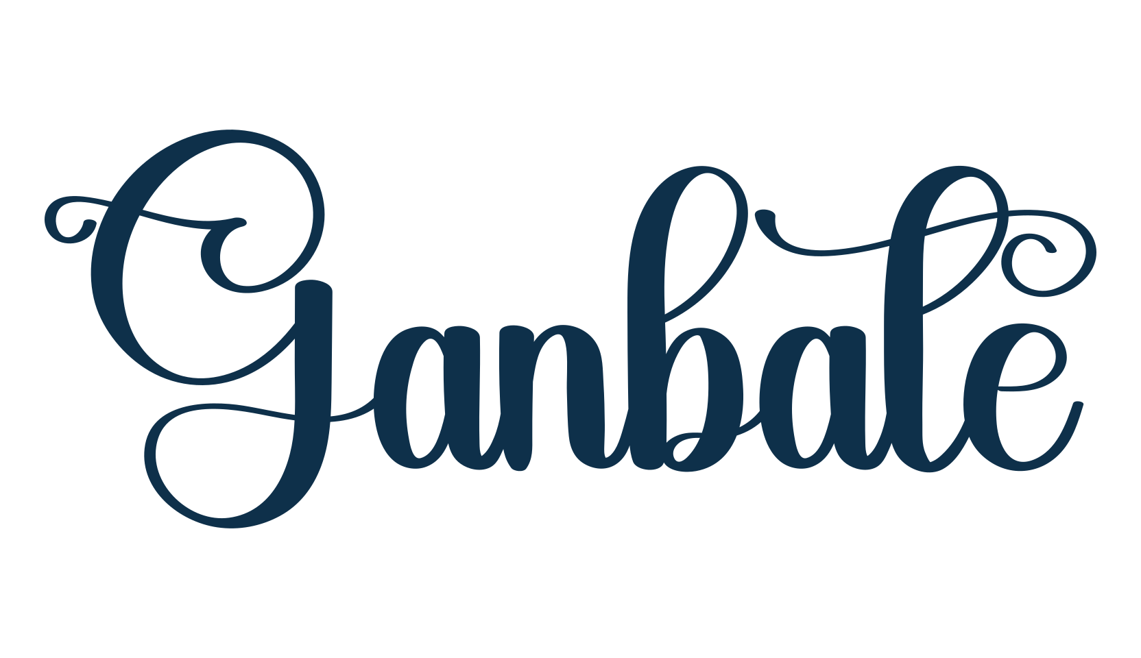 Ganbate, display market font preview