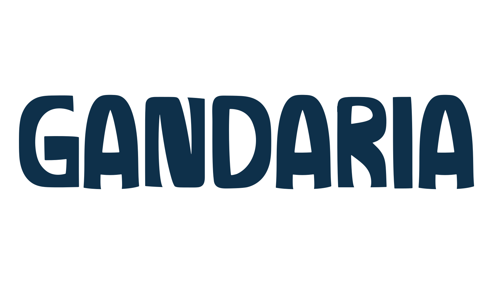 Gandaria, fancy cartoon decorative font preview