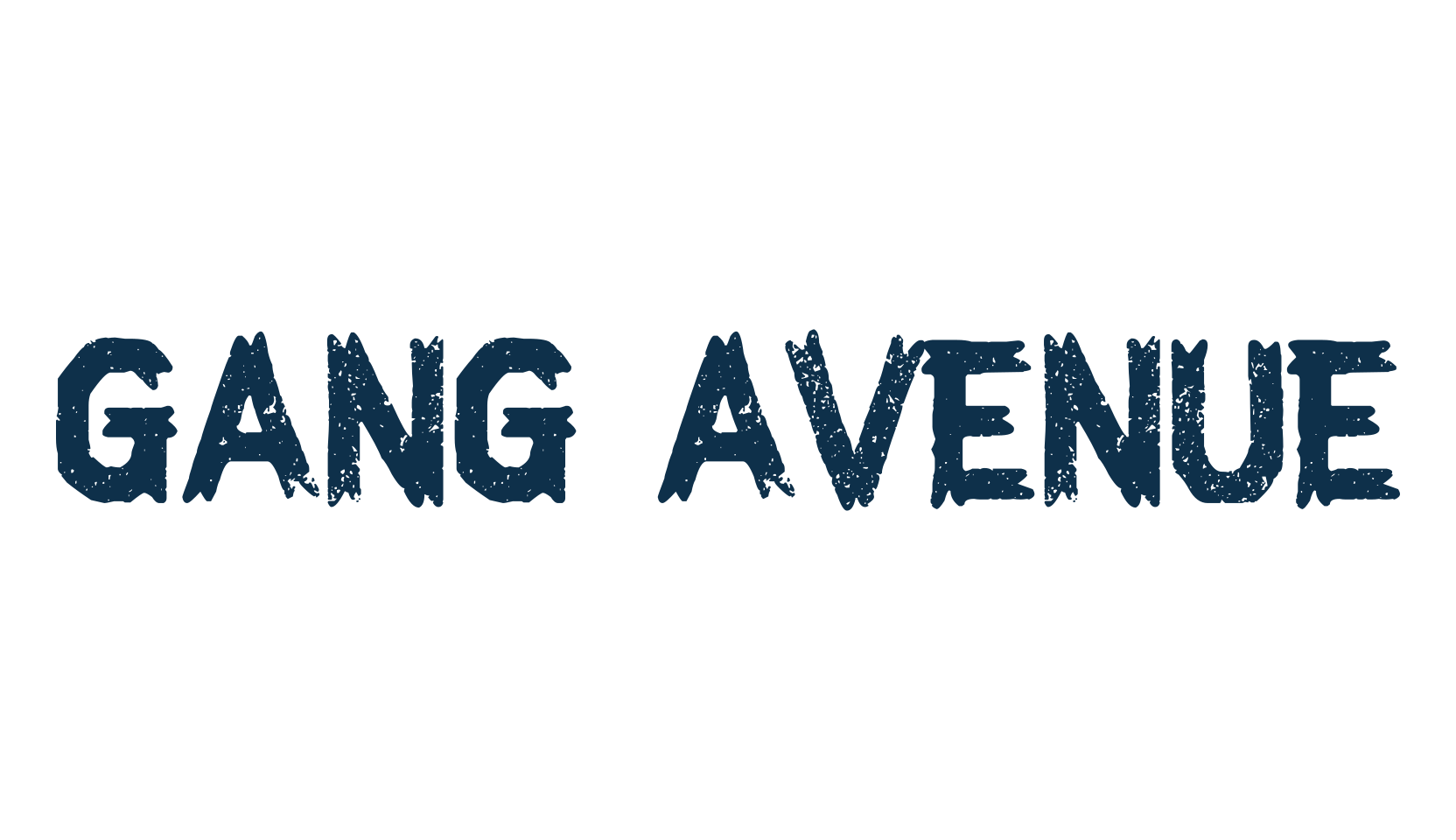 Gang Avenue, western font preview