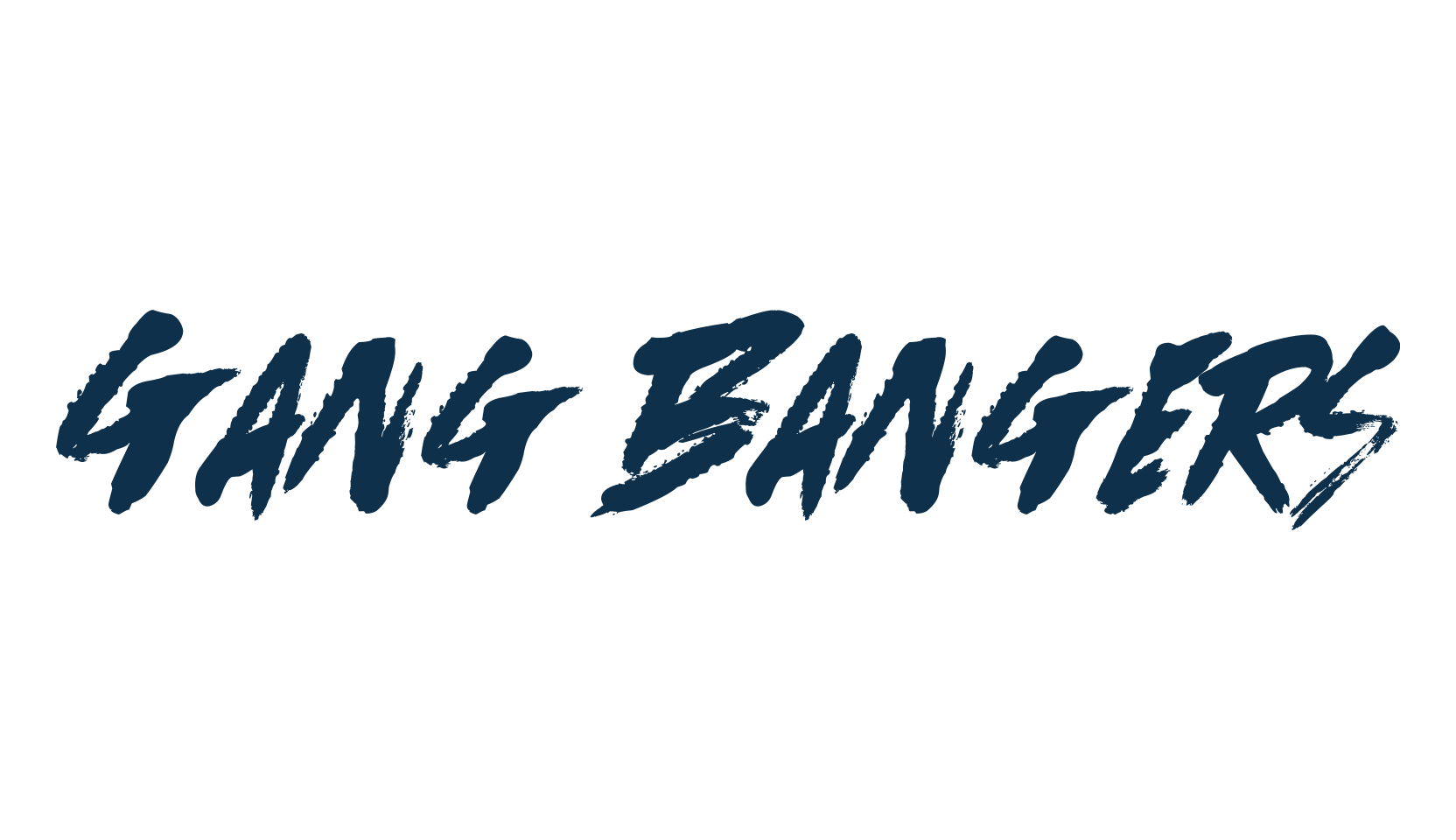 Gang Bangers, script brush fancy decorative calligraphy font preview