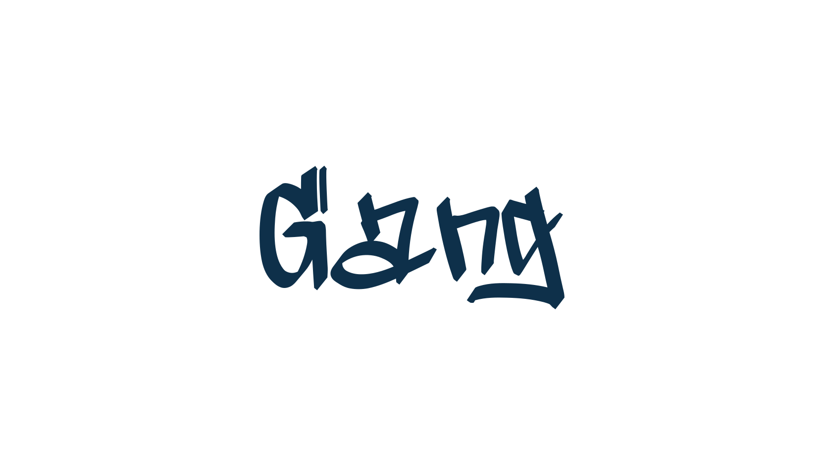 Gang, script graffiti fancy decorative calligraphy font preview