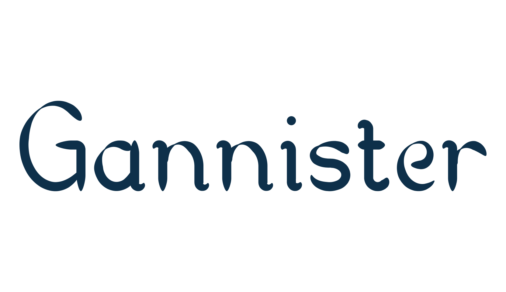 Gannister, fancy various decorative font preview