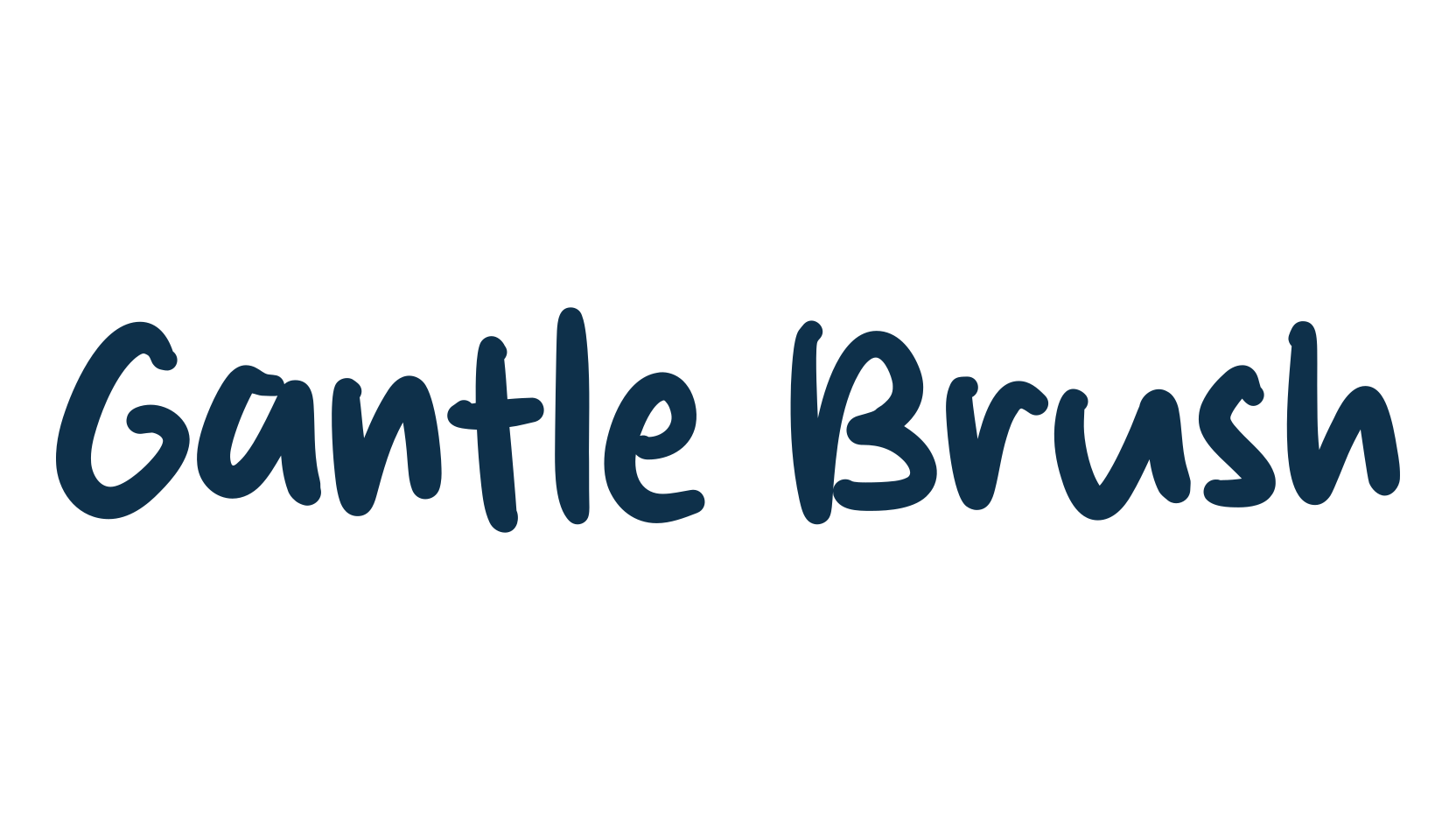 Gantle Brush, script handwritten fancy decorative calligraphy font preview