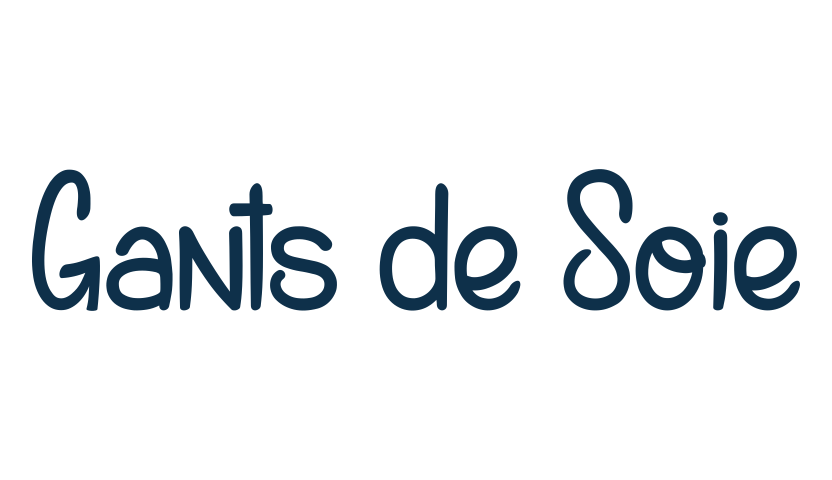 Gants de Soie, fancy decorative font preview