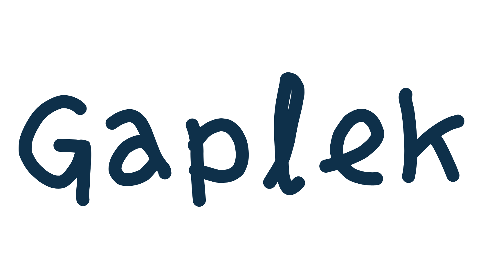 Gaplek, script handwritten fancy decorative calligraphy font preview