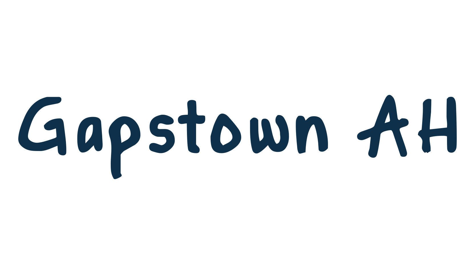 Gapstown AH, script handwritten fancy decorative calligraphy font preview