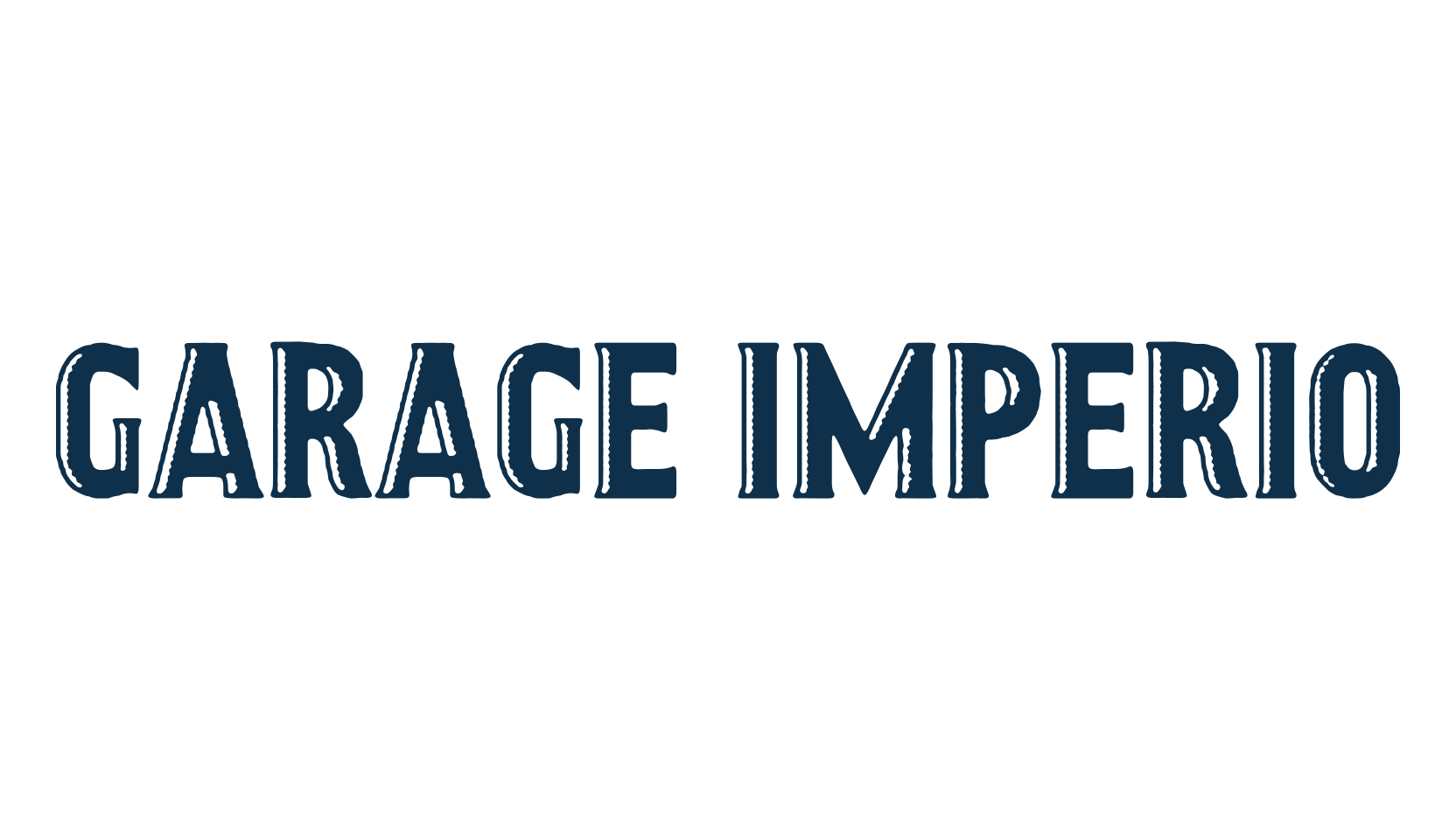 Garage Imperio, retro font preview