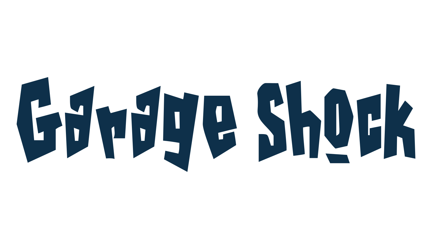 Garage Shock, graffiti font preview