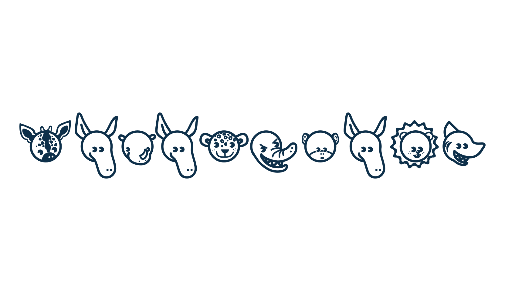 Garanimals, fancy decorative font preview