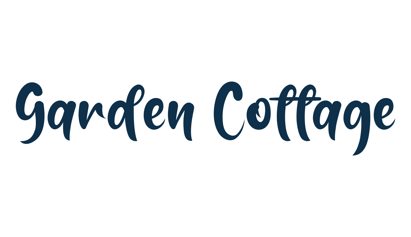 Garden Cottage, fancy decorative font preview