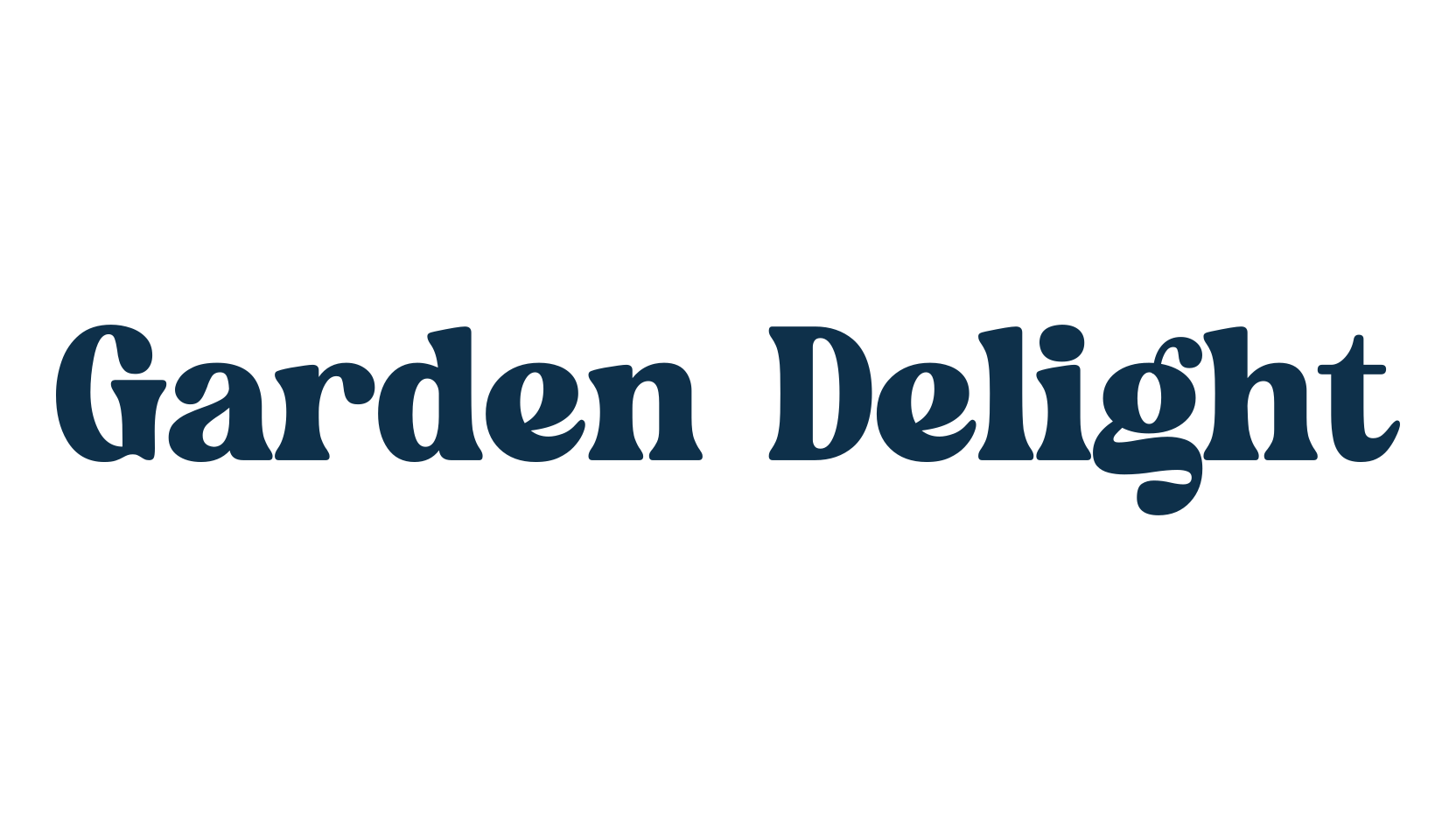 Garden Delight, serif font preview