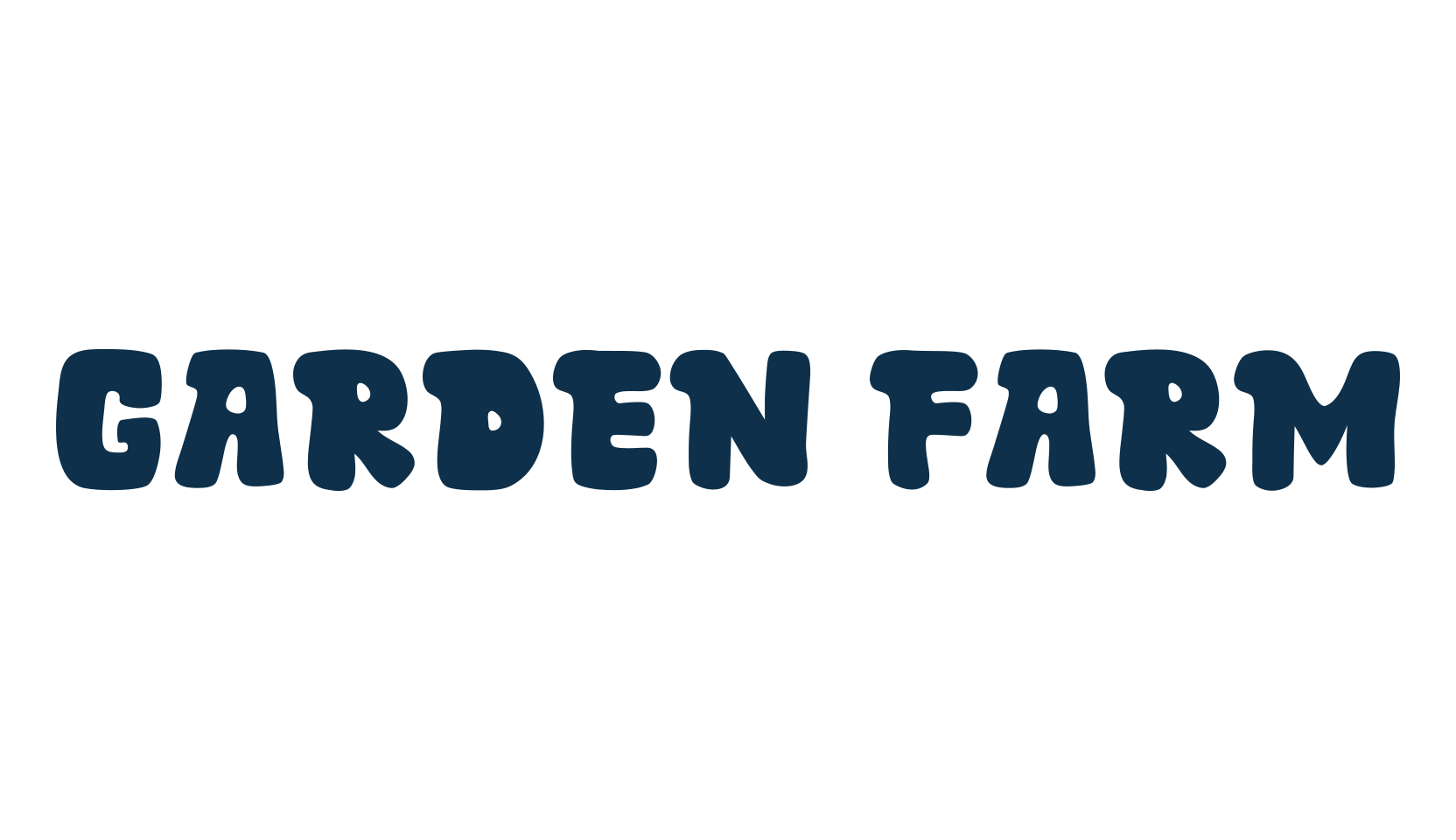 Garden Farm, fancy cartoon decorative font preview
