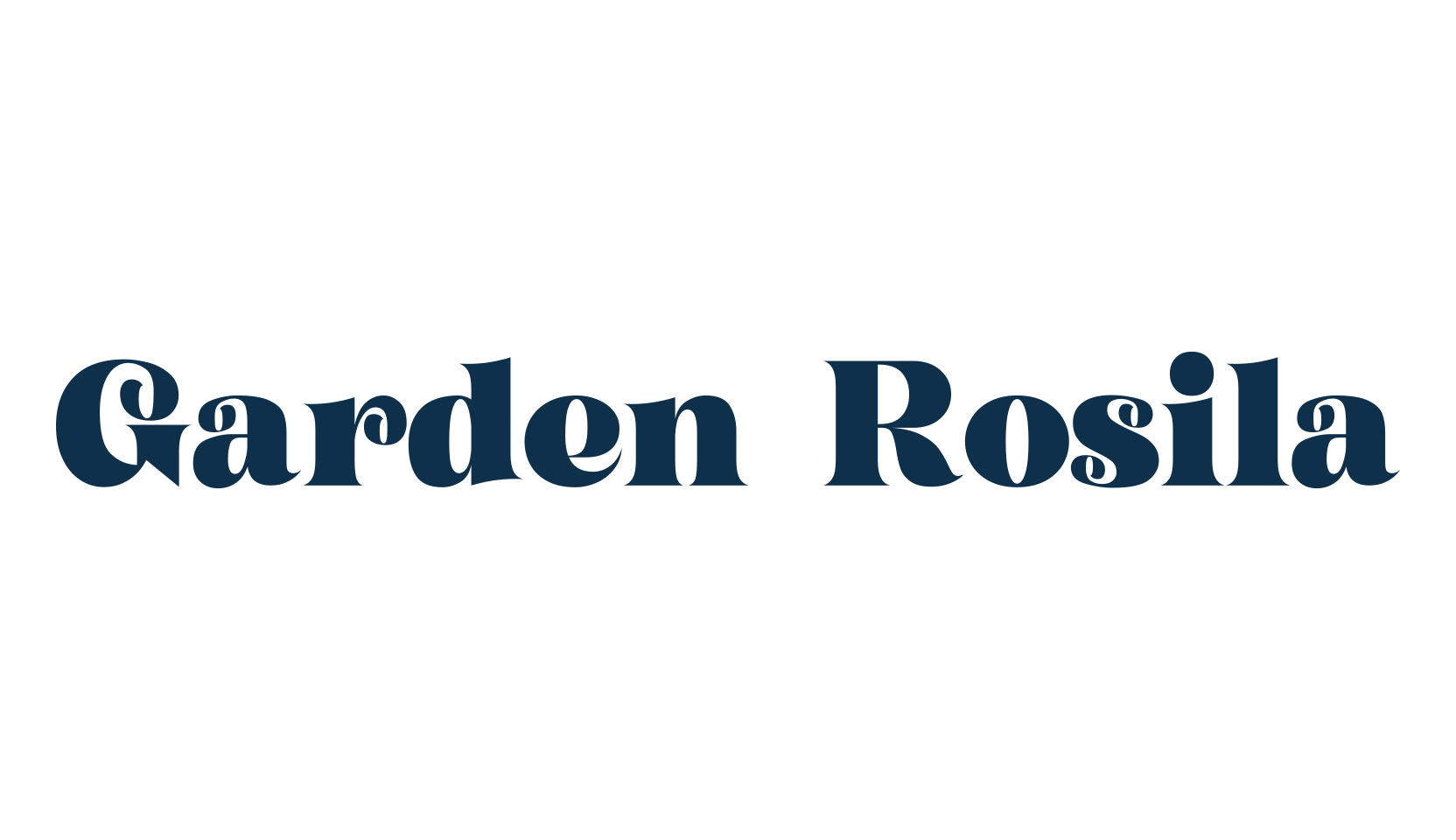 Garden Rosila, basic serif font preview
