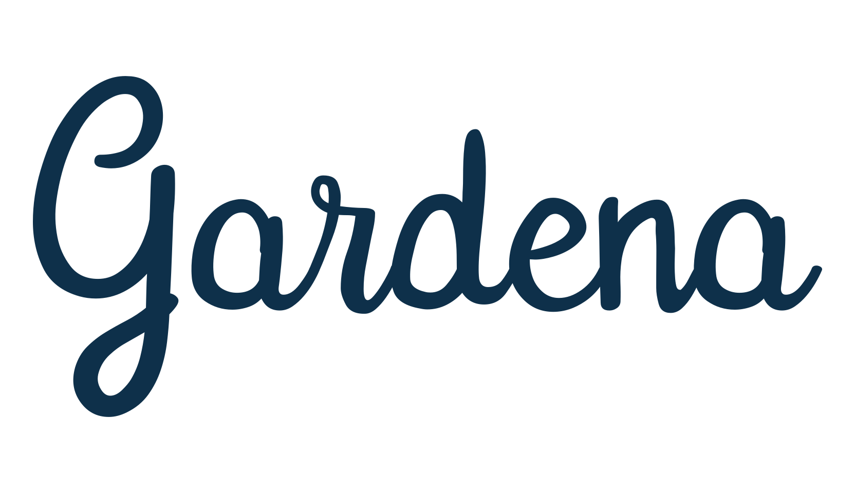 Gardena, fancy various decorative script calligraphy font preview