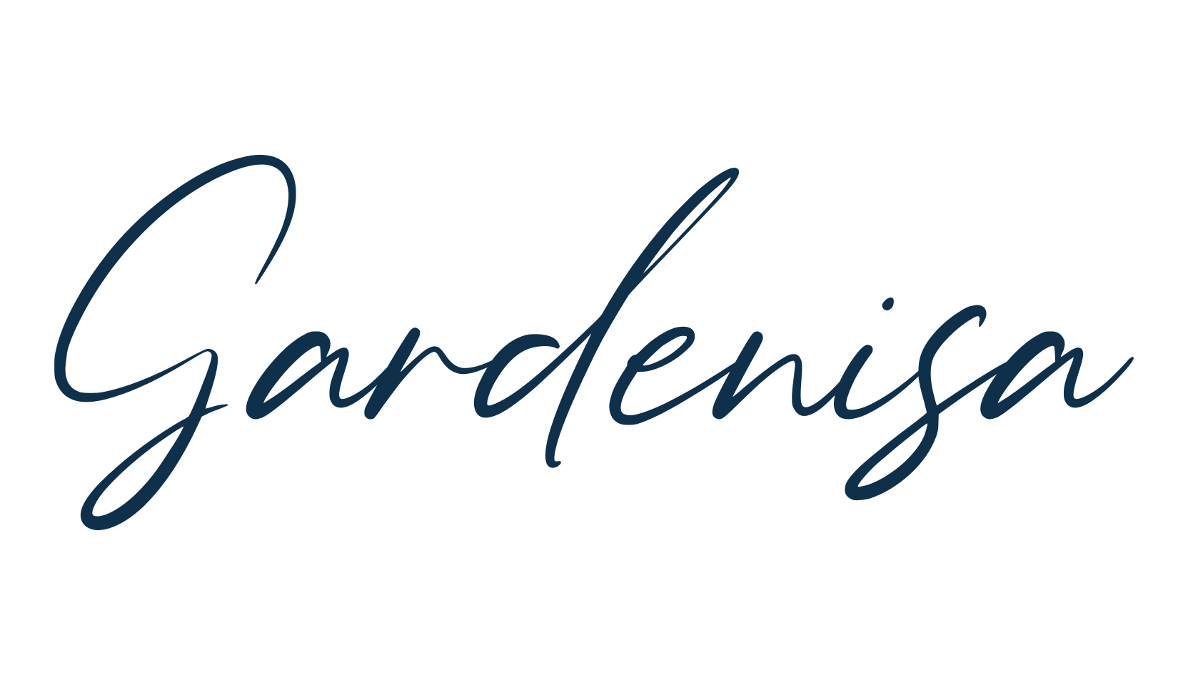 Gardenisa, script handwritten fancy decorative calligraphy font preview