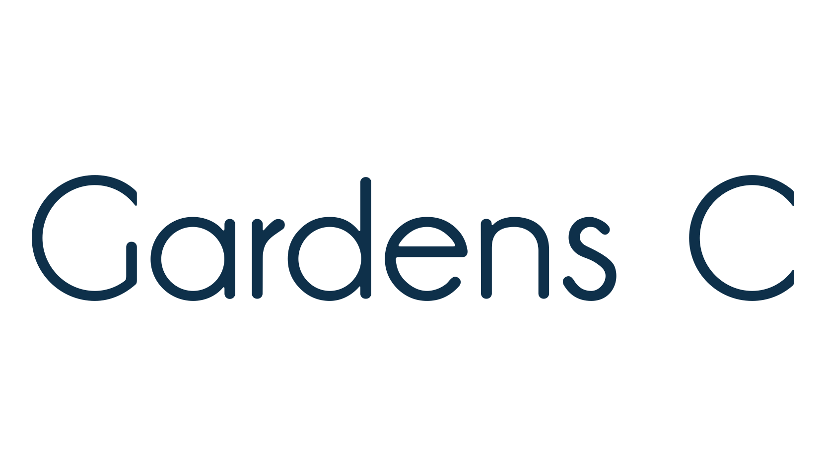 Gardens C, basic sans serif font preview