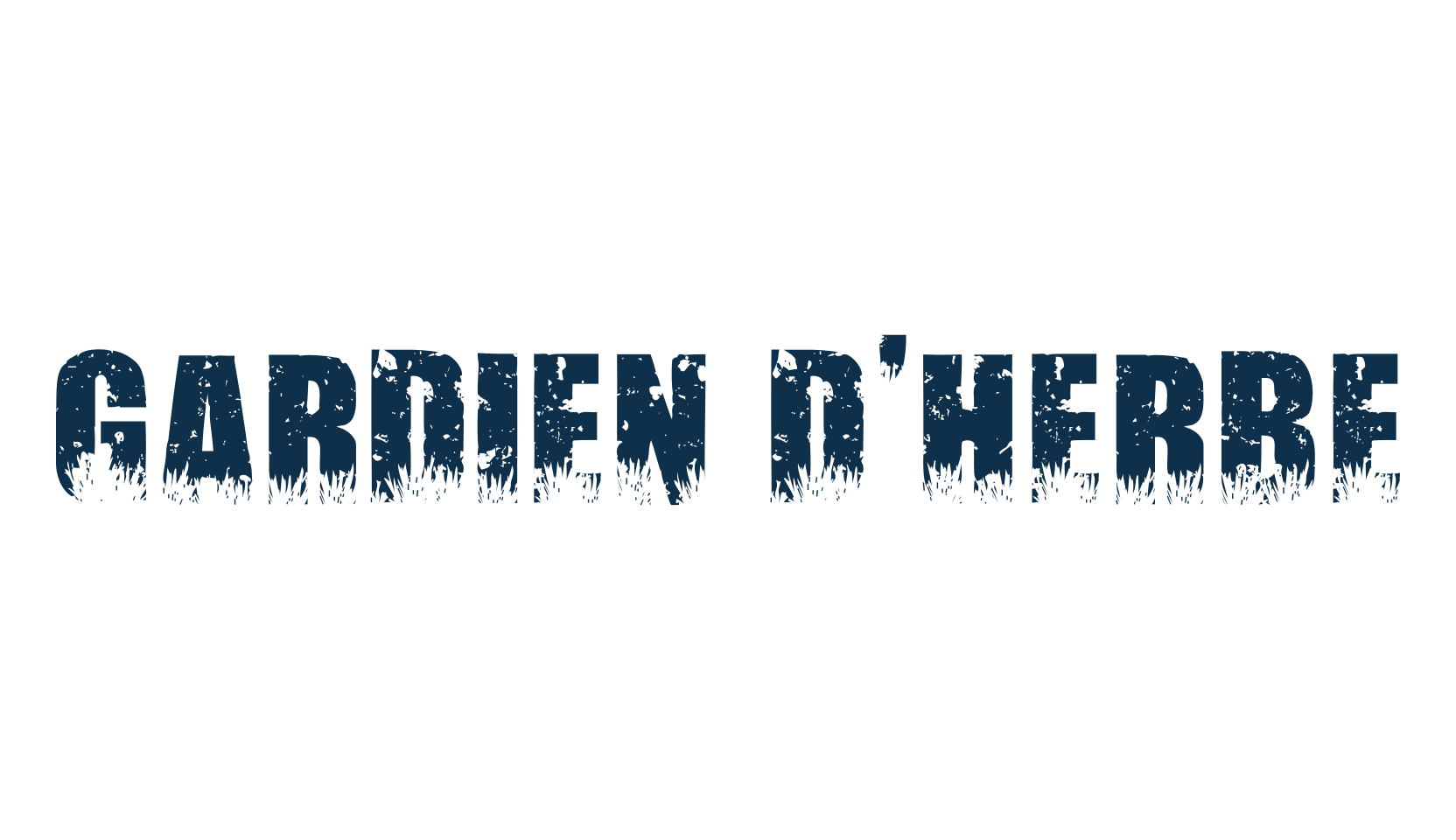 Gardien d'herbe, destroy font preview