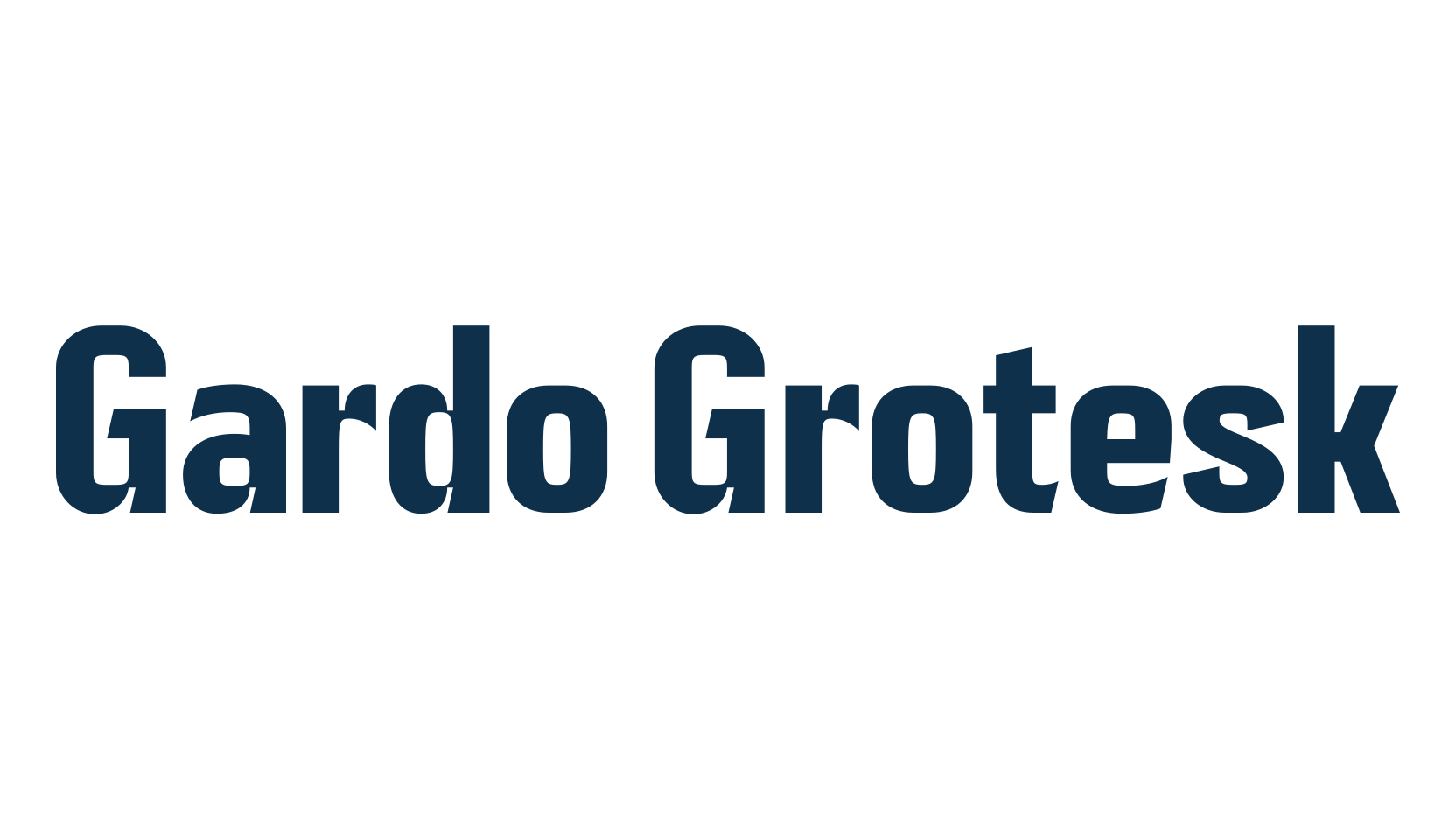Gardo Grotesk, basic sans serif font preview