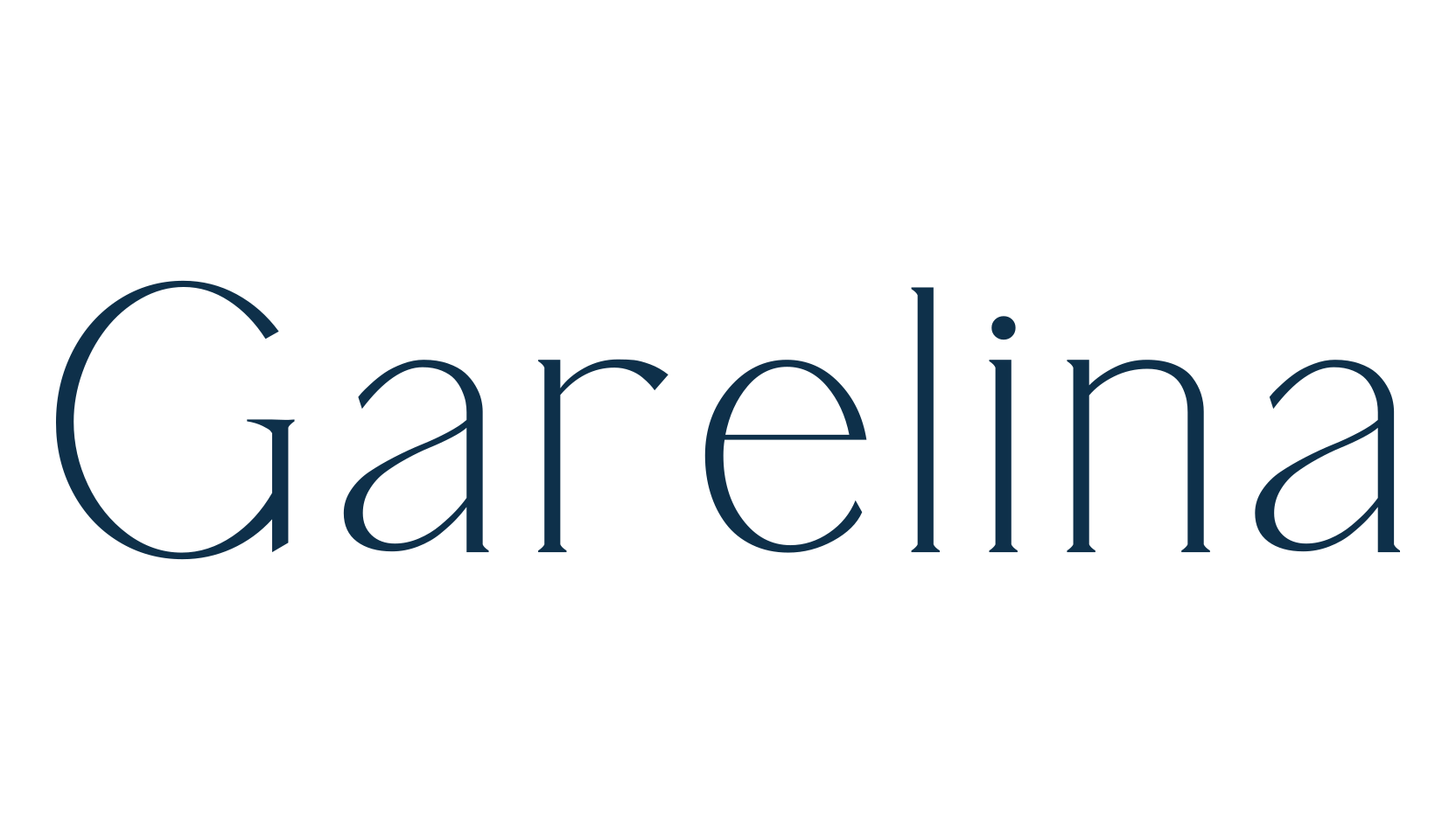 Garelina, serif font preview