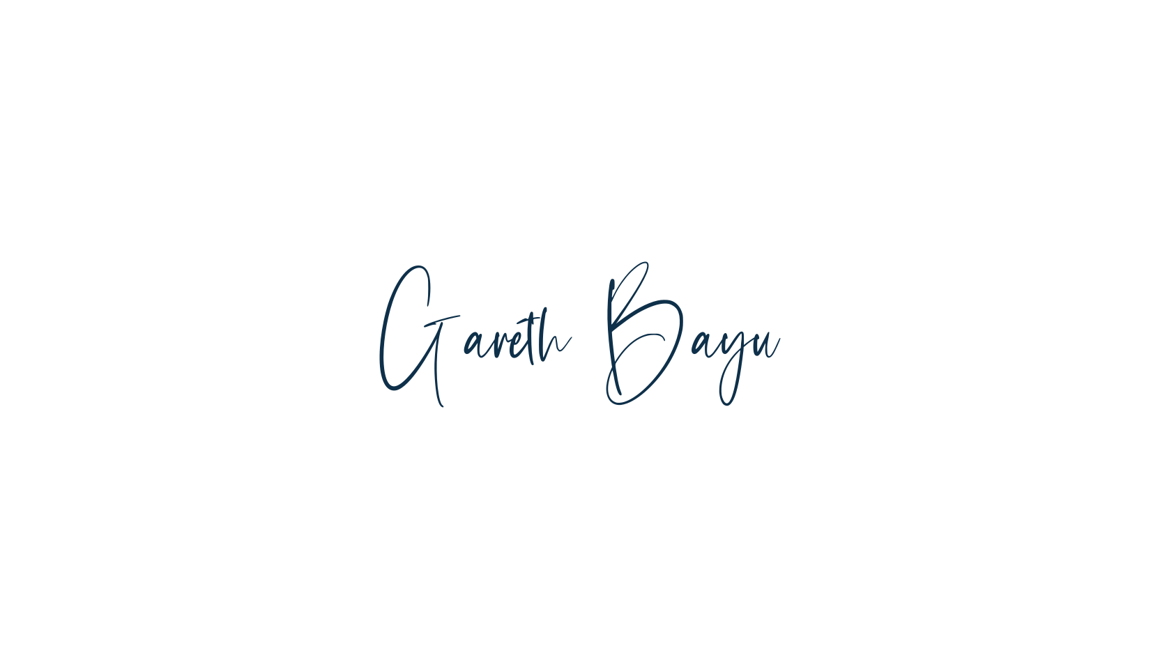 Gareth Bayu, script handwritten fancy decorative calligraphy font preview